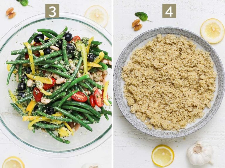Perfect Pesto Quinoa Salad Pesto Green Bean Quinoa Salad