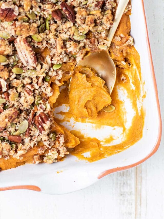 Healthy Sweet Potato Casserole (No Marshmallow Topping) Sunkissed Kitchen