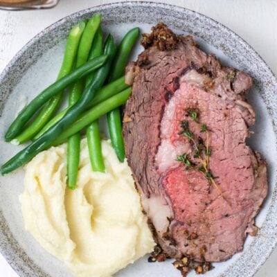 Baked Garlic and Herb Prime Rib