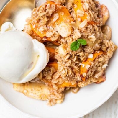 Persimmon Apple Crumble