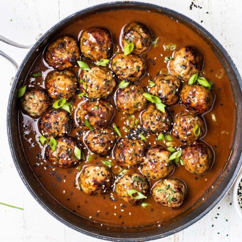 Asian Pork Meatballs - Sunkissed Kitchen
