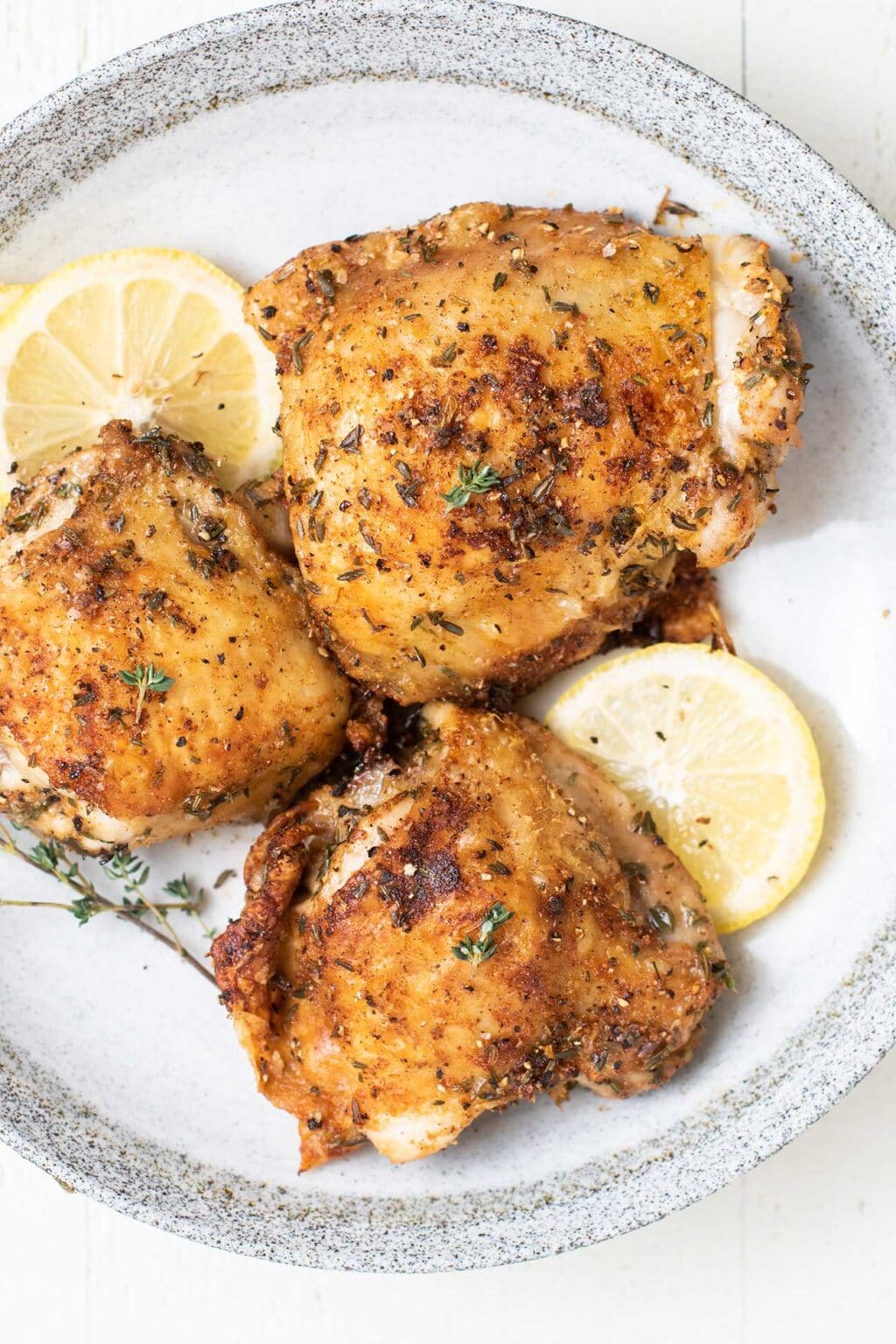 The Crispiest Air Fryer Chicken Thighs - Sunkissed Kitchen