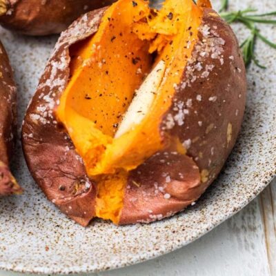 Baked Sweet Potatoes – Crispy Skin