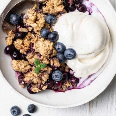 Blueberry Crisp (GLUTEN FREE)