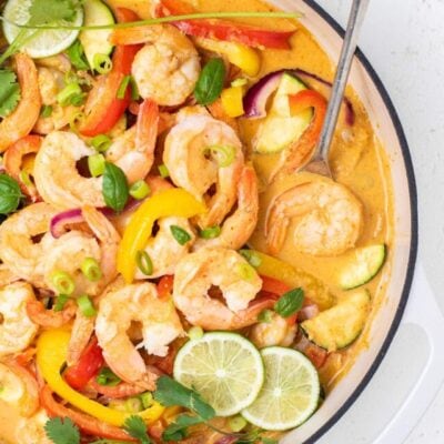 Red Curry Shrimp – Easy!