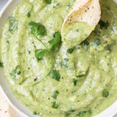 Avocado Salsa Verde (Easy and so Creamy!)