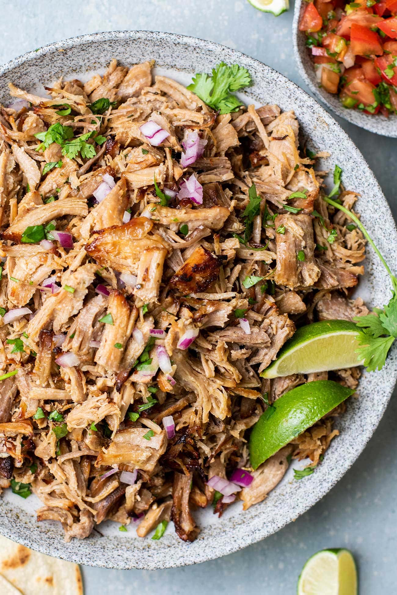 Crispy Carnitas (Mexican Slow Cooked Pulled Pork) - Sunkissed Kitchen