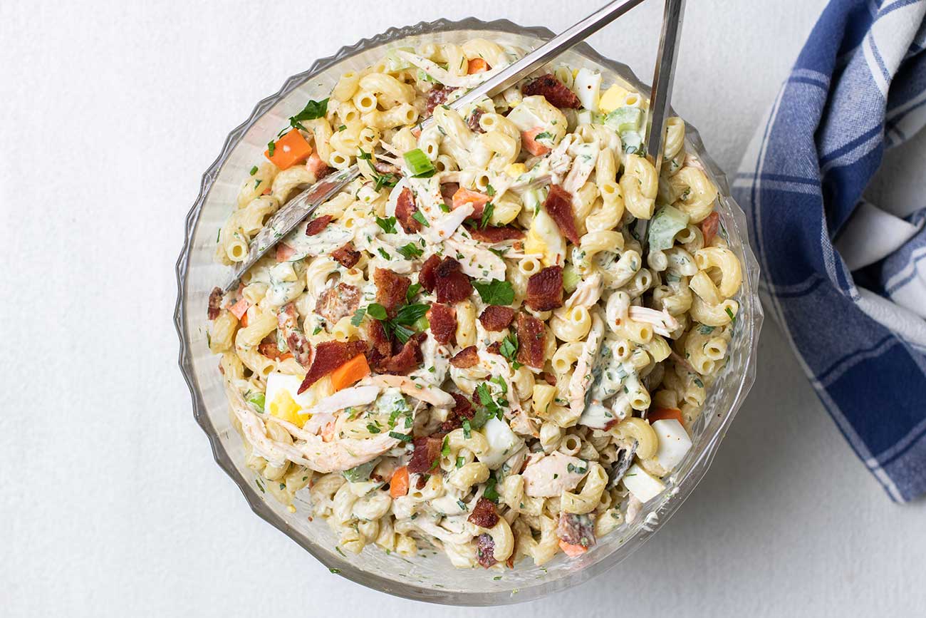 Chicken Macaroni Salad Sunkissed Kitchen