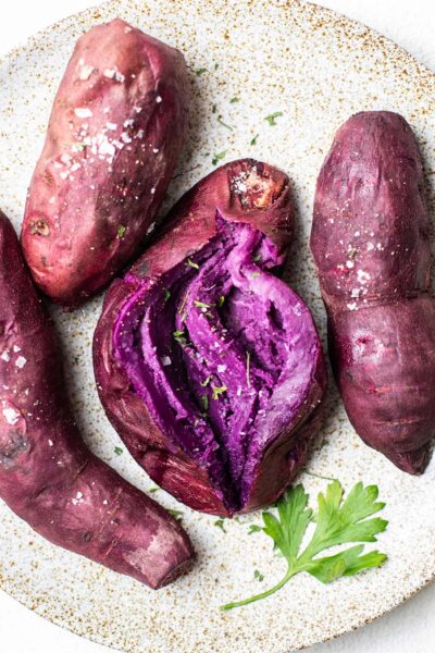 Purple Sweet Potatoes & How to Bake - Sunkissed Kitchen