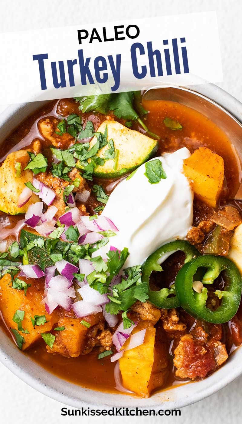 Paleo Turkey Chili (Whole30) Sunkissed Kitchen