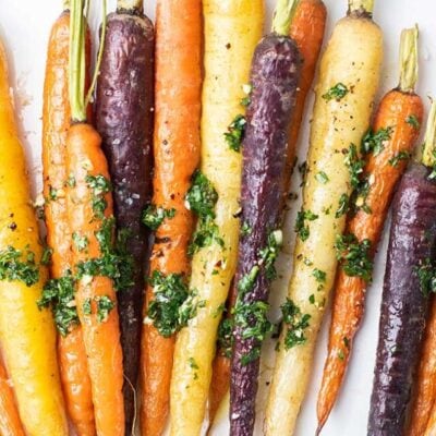 Rainbow Roasted Carrots