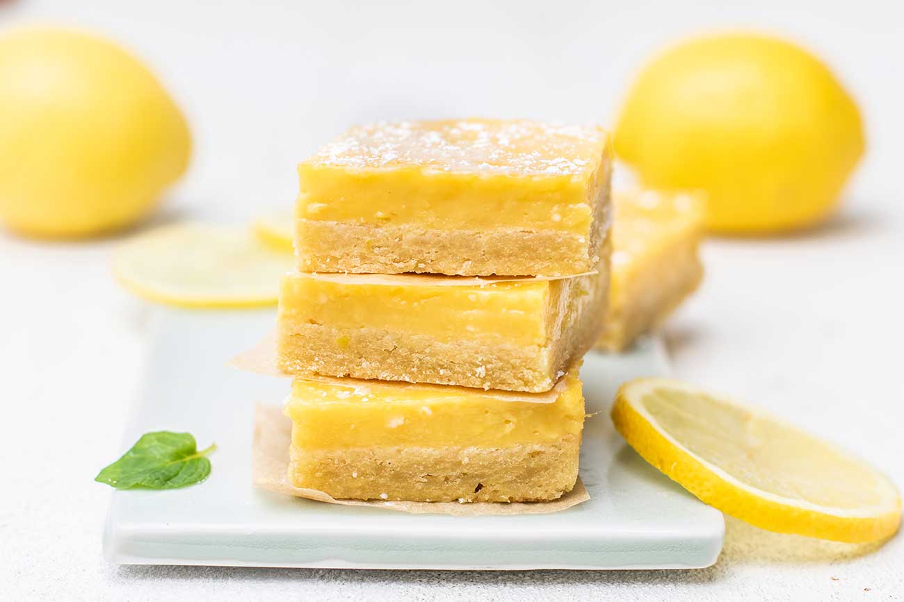 Gluten Free Lemon Bars - Sunkissed Kitchen