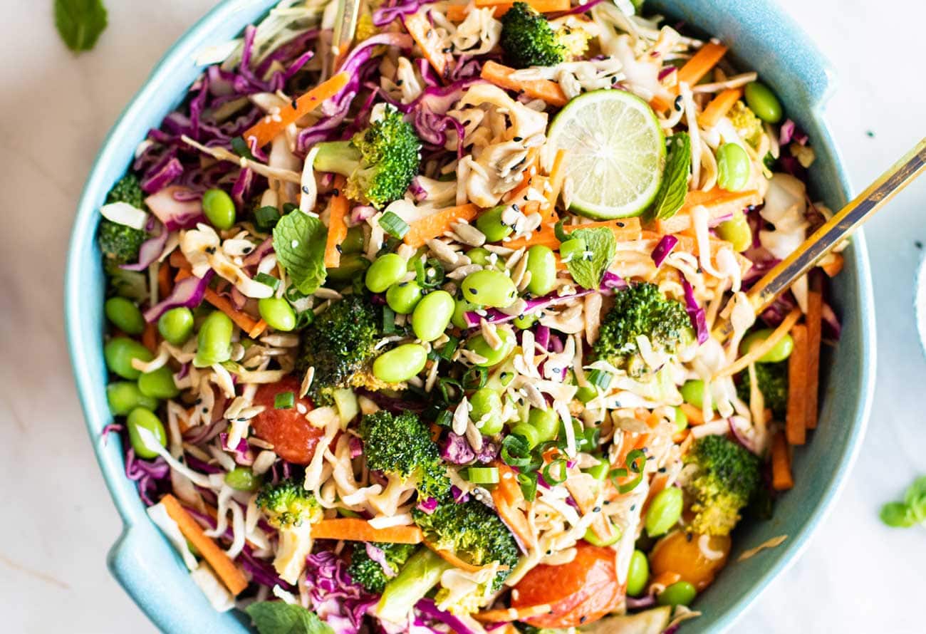 Asian Broccoli Slaw - Sunkissed Kitchen