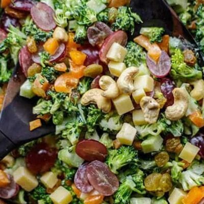 Healthy Broccoli Salad (no mayo!)