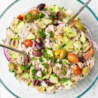 Mediterranean Tuna Quinoa Salad
