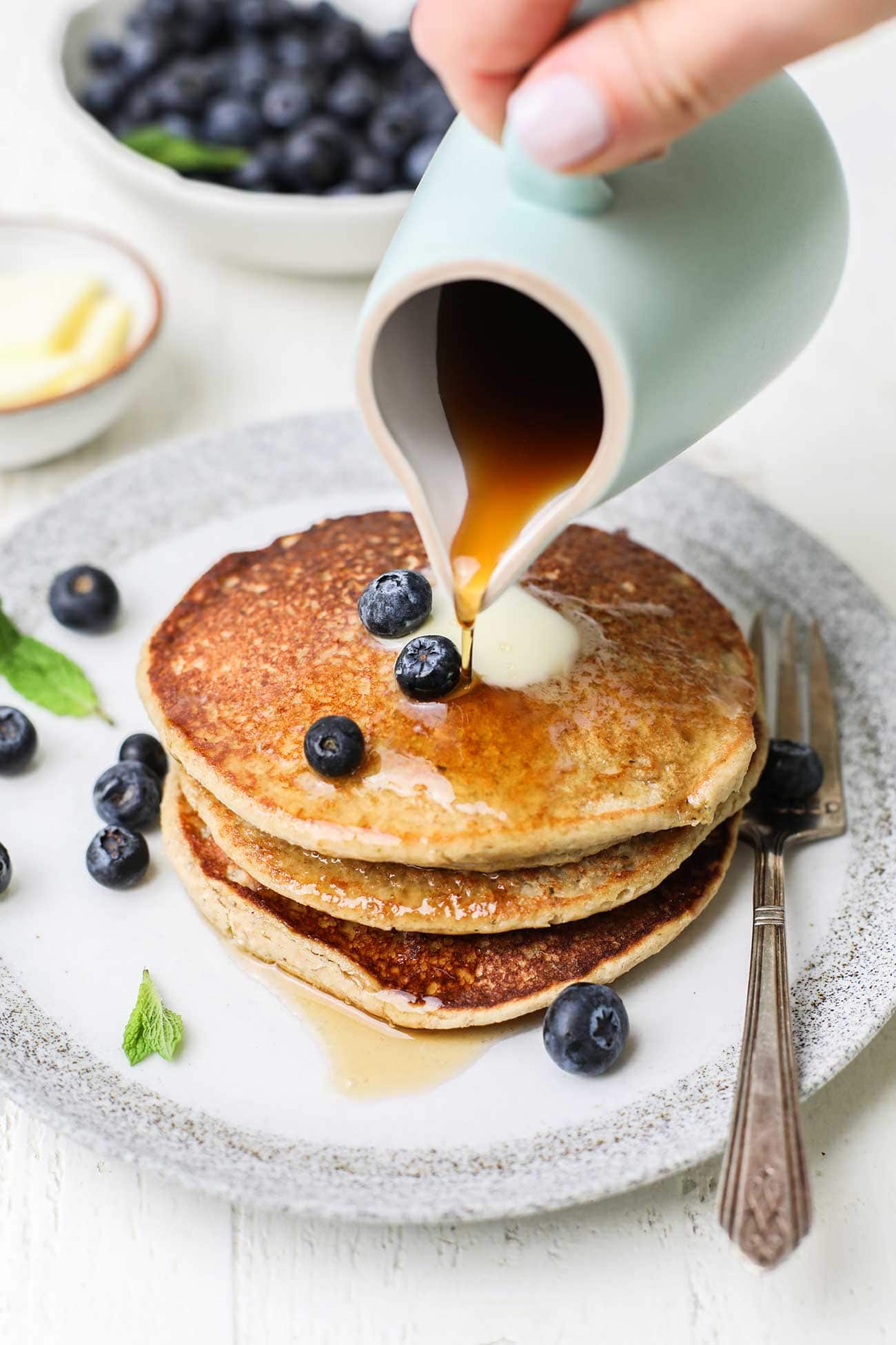 Easy Banana Protein Pancakes (Vegan) Sunkissed Kitchen