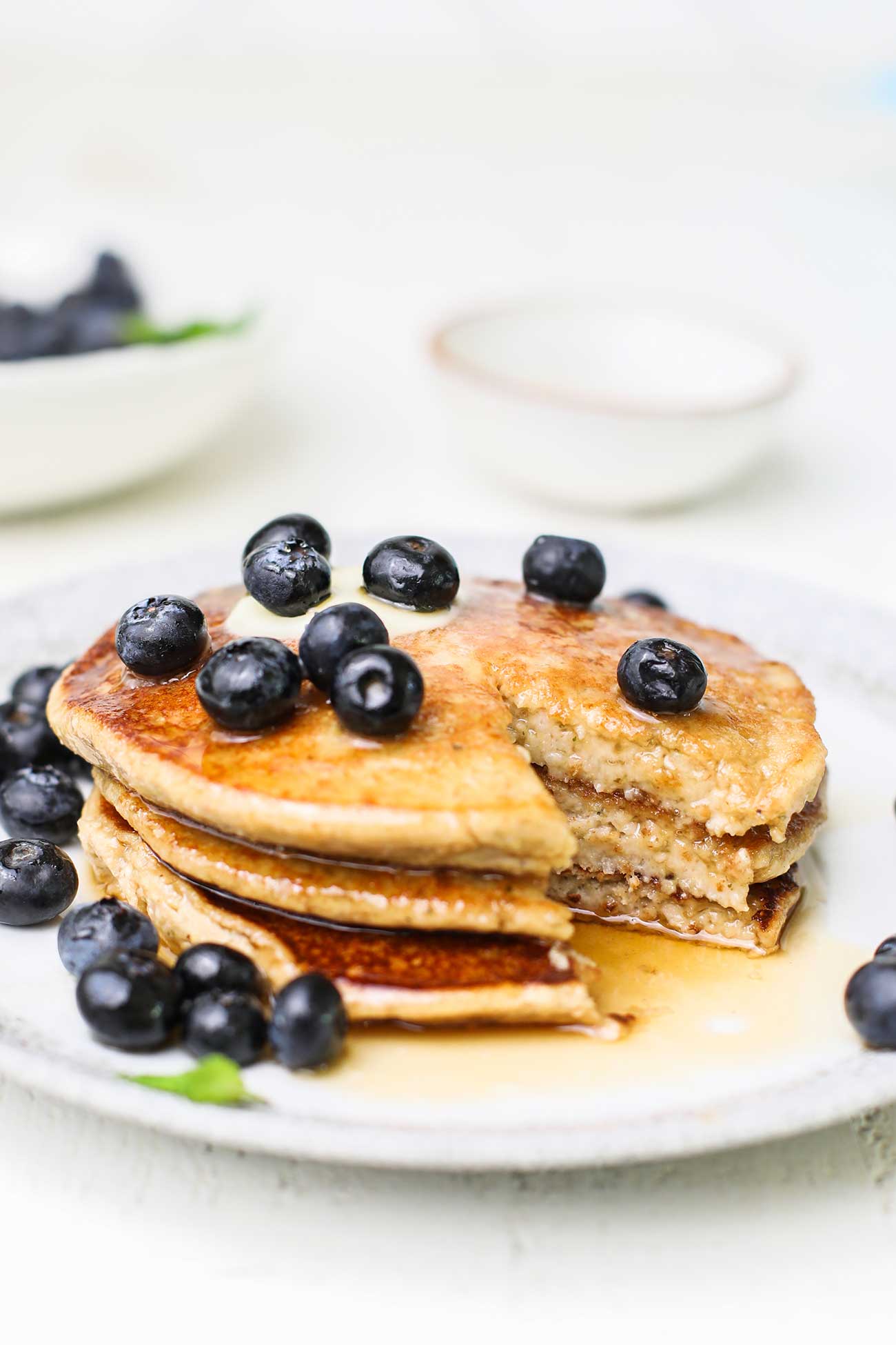 Easy Banana Protein Pancakes (Vegan) Sunkissed Kitchen