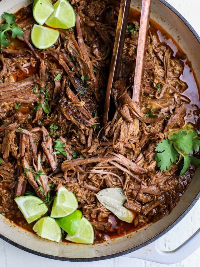 How to make barbacoa chipotle shredded beef sunkissed kitchen