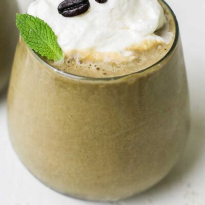 Creamy Coffee Smoothie (High Protein)