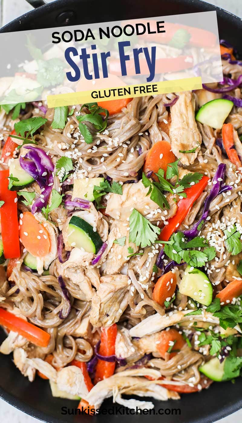 Chicken Soba Noodle Stir Fry - Sunkissed Kitchen