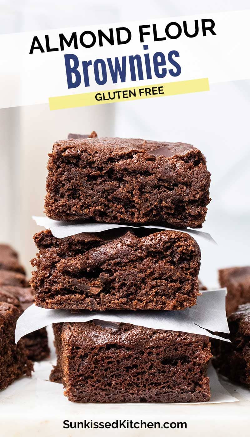 The Best Fudgy Almond Flour Brownies (Gluten Free) Sunkissed Kitchen