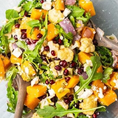 Roasted Butternut Squash and Feta Salad