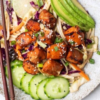 Asian Salmon Salad – Air Fryer Option