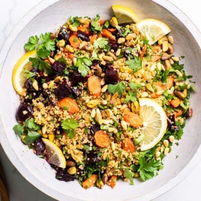 Roasted Carrot and Beet Quinoa Salad