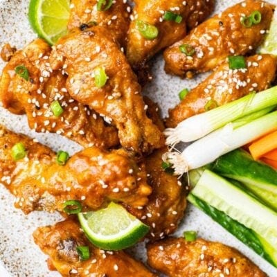 Thai Chicken Wings – Crispy Baked!