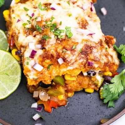 Vegetarian Enchilada Casserole (Gluten Free)