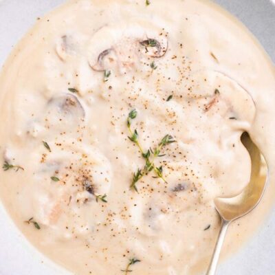 Dairy Free Cream of Mushroom Soup