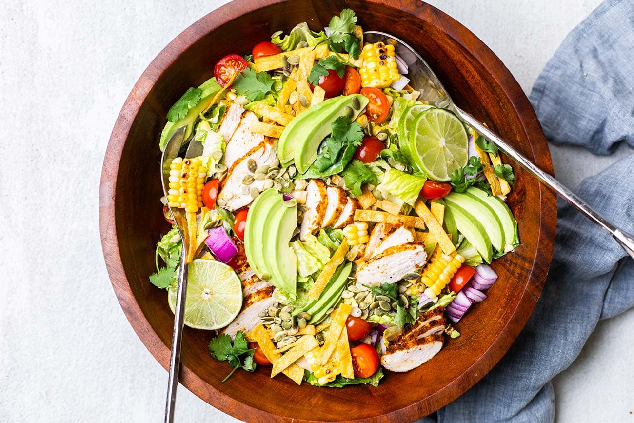 Mexican Chicken Salad (The BEST Ensalada de Pollo)