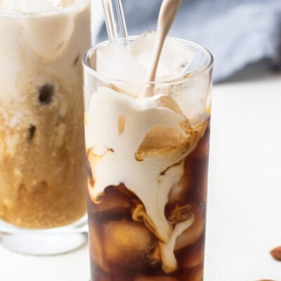 Creamy Vanilla Almond Milk Latte (Hot or Iced Recipe)