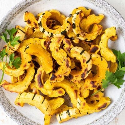 How to Cook Delicata Squash (Baked Delicata Squash)