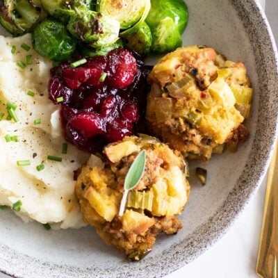 Sausage Stuffing Balls (Gluten Free)